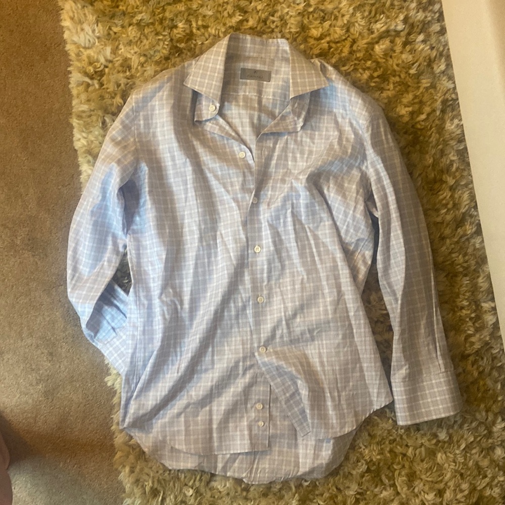 Men canali made in Italy high quality buttoned down